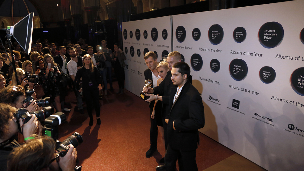 Emerging as the winners of the 2018 Hyundai Mercury Prize