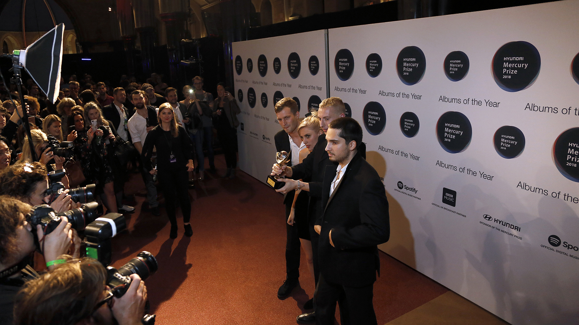 Emerging as the winners of the 2018 Hyundai Mercury Prize