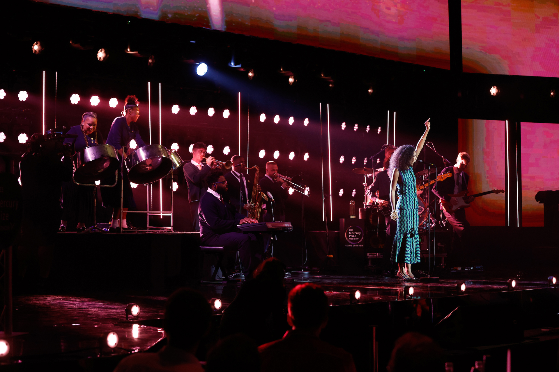 Olivia Dean at the Awards Show for the 2023 Mercury Prize with FREENOW.