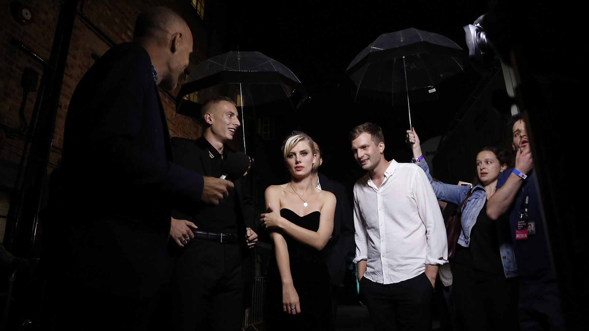 Moments after their win - has it all sunk in?