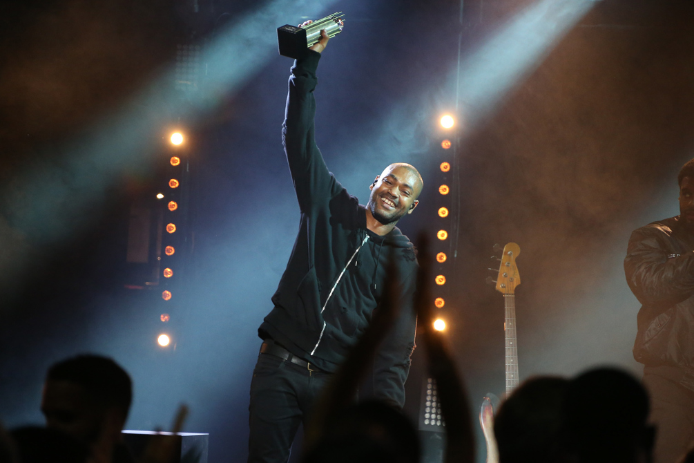 Kano performs live at the Hyundai Mercury Prize