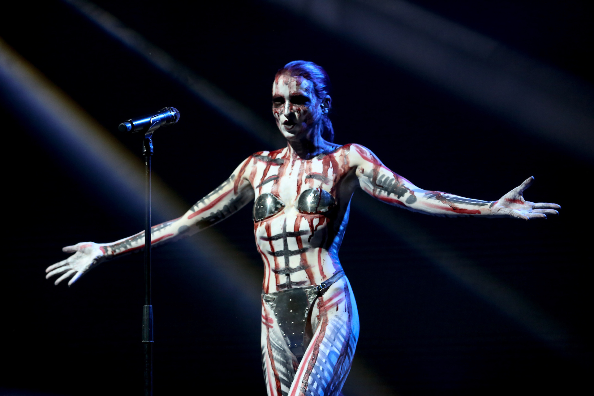 Anohni's performance at the 2016 Hyundai Mercury Prize