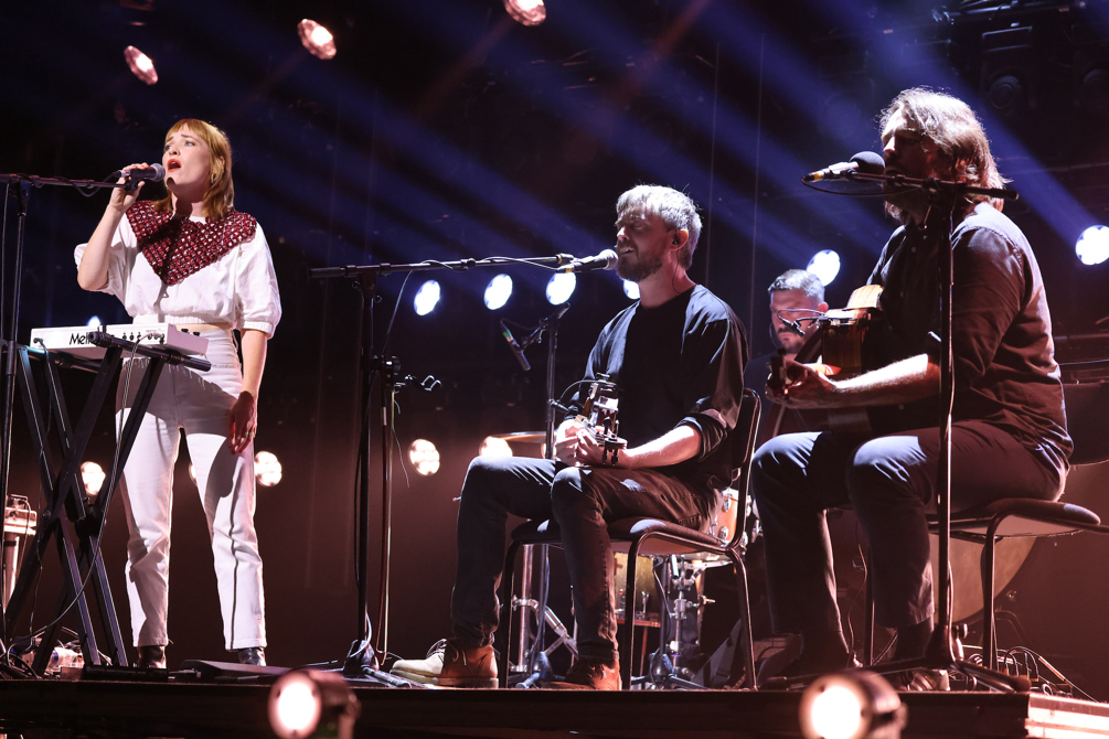 Lankum perform at the Awards Show for the 2023 Mercury Prize with FREENOW.
